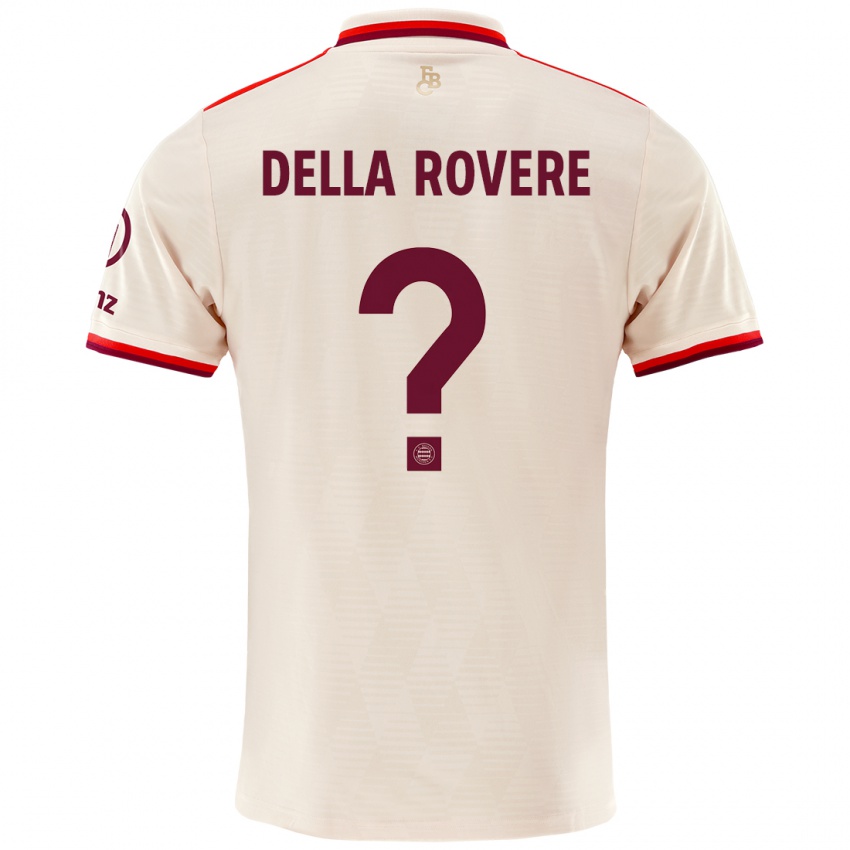 Criança Camisola Guido Della Rovere #0 Linho Terceiro 2024/25 Camisa