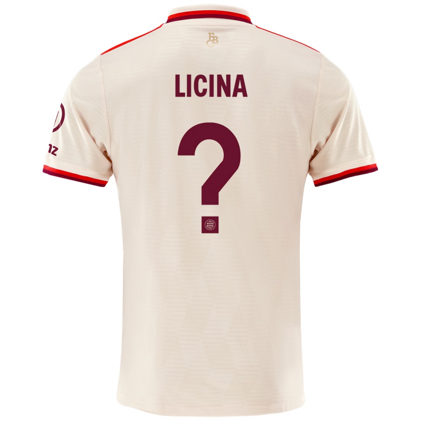 Criança Camisola Adin Licina #0 Linho Terceiro 2024/25 Camisa