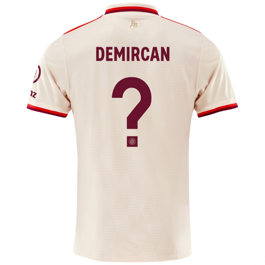 Criança Camisola Emirhan Demircan #0 Linho Terceiro 2024/25 Camisa