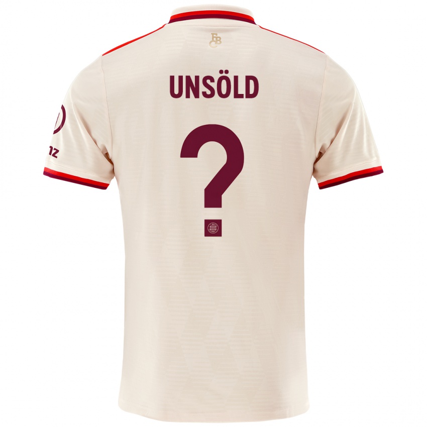 Criança Camisola Samuel Unsöld #0 Linho Terceiro 2024/25 Camisa