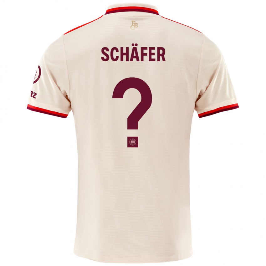 Criança Camisola Luis Schäfer #0 Linho Terceiro 2024/25 Camisa