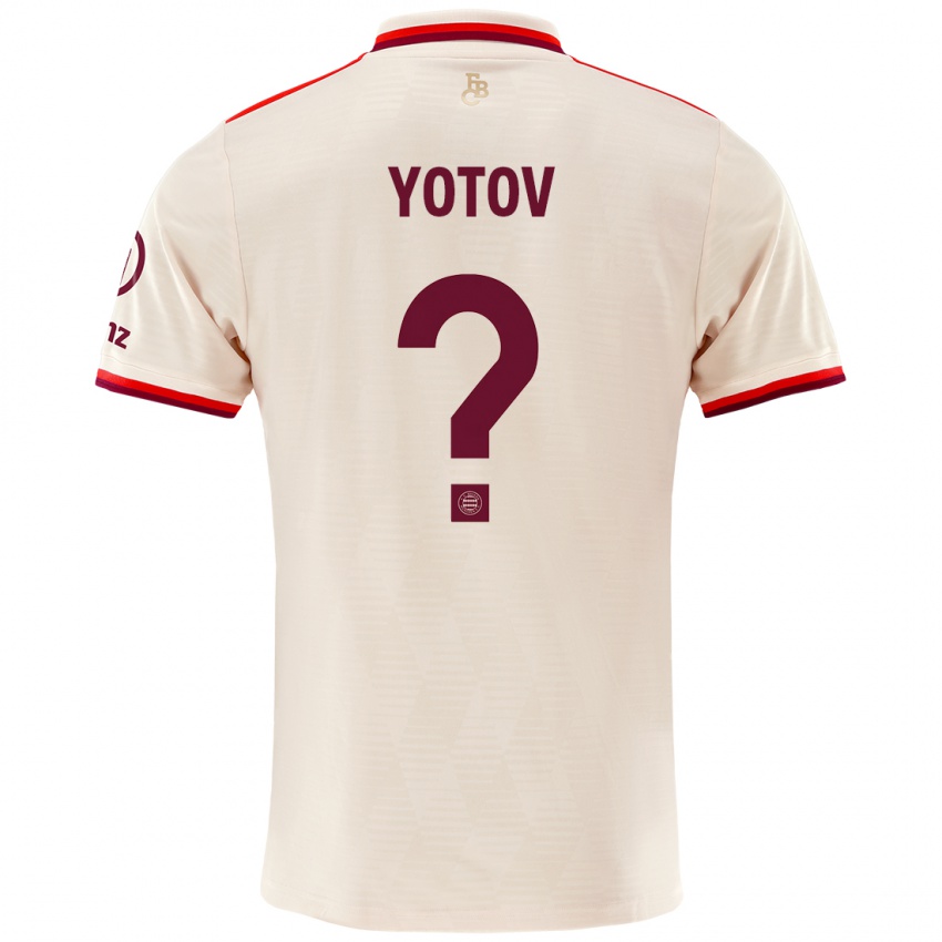 Criança Camisola Valentin Yotov #0 Linho Terceiro 2024/25 Camisa