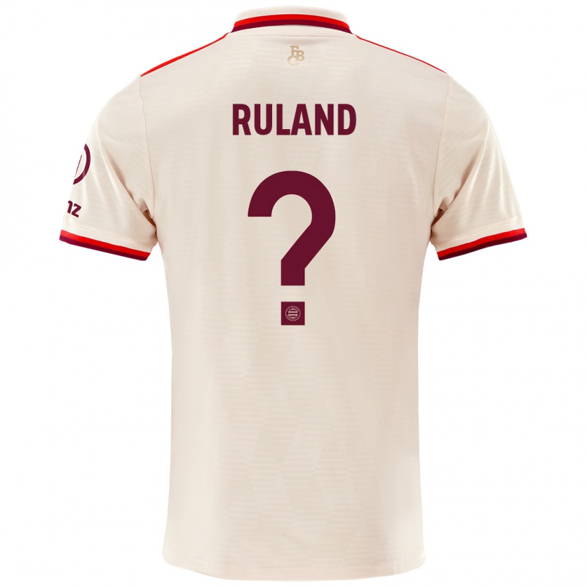 Criança Camisola Leonard Ruland #0 Linho Terceiro 2024/25 Camisa