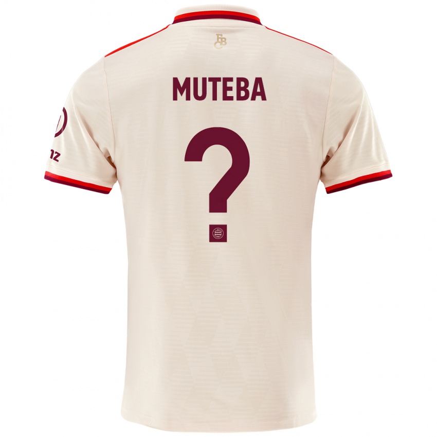 Criança Camisola Elias Muteba #0 Linho Terceiro 2024/25 Camisa