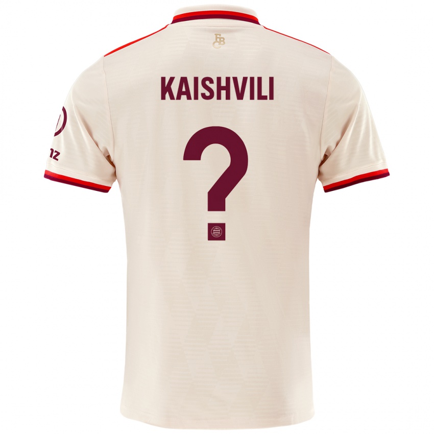 Criança Camisola Jamal Kaishvili #0 Linho Terceiro 2024/25 Camisa