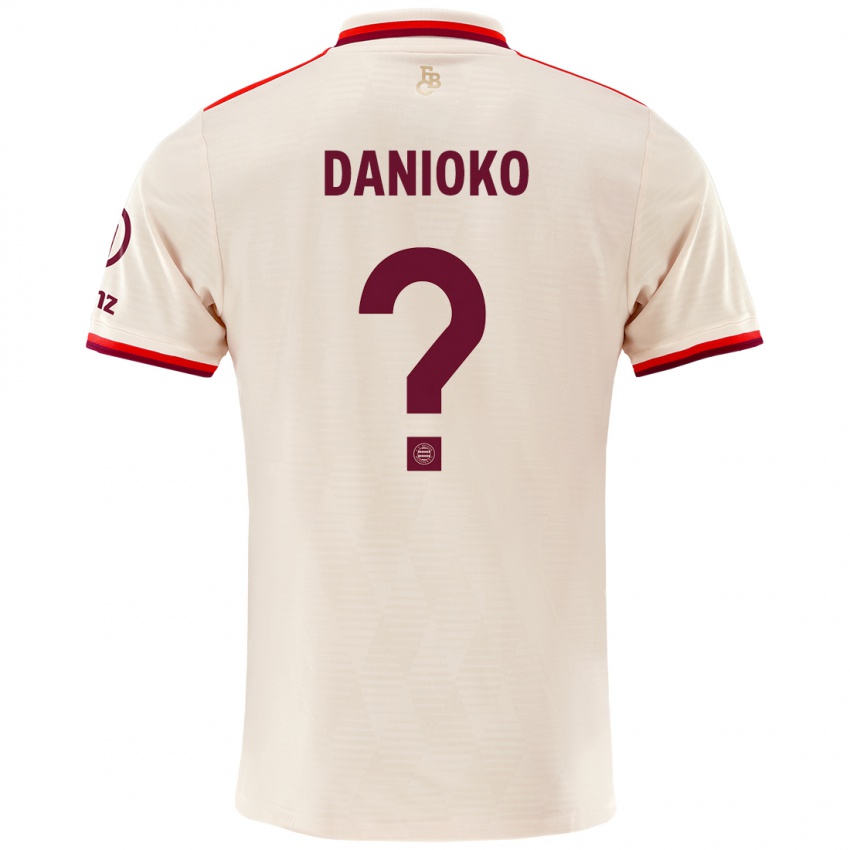 Criança Camisola Leeron Danioko #0 Linho Terceiro 2024/25 Camisa