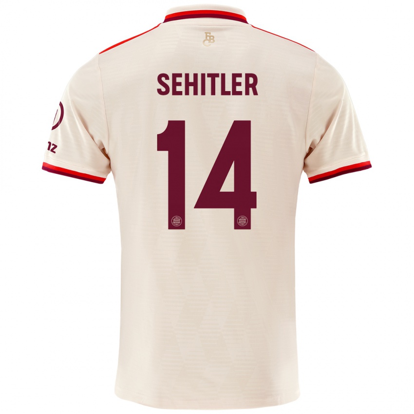 Criança Camisola Alara Şehitler #14 Linho Terceiro 2024/25 Camisa