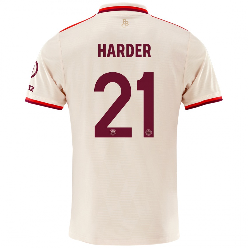 Criança Camisola Pernille Harder #21 Linho Terceiro 2024/25 Camisa