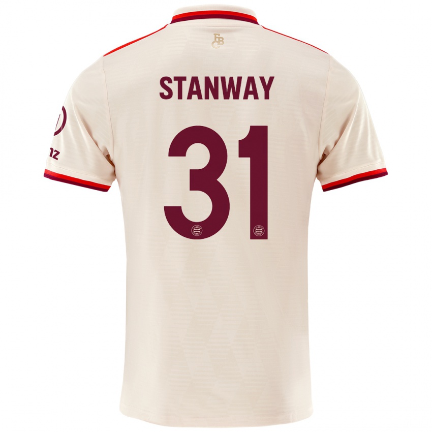 Criança Camisola Georgia Stanway #31 Linho Terceiro 2024/25 Camisa