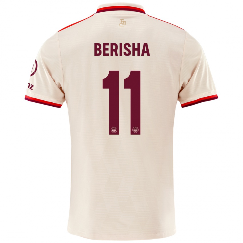 Criança Camisola Dion Berisha #11 Linho Terceiro 2024/25 Camisa