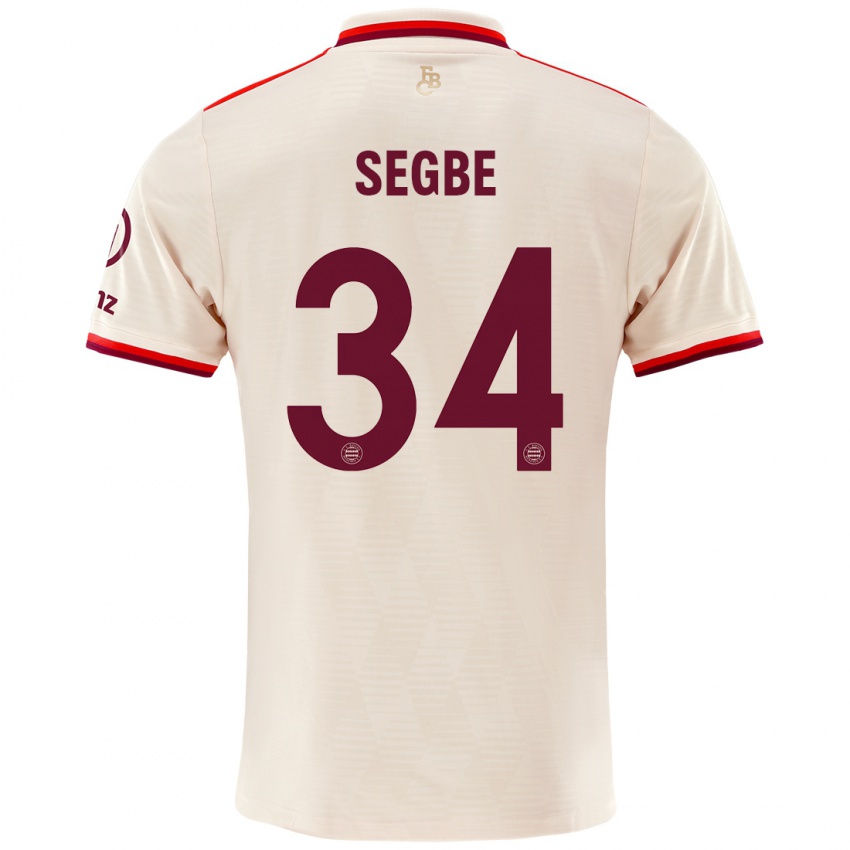 Criança Camisola Désiré Sègbè #34 Linho Terceiro 2024/25 Camisa