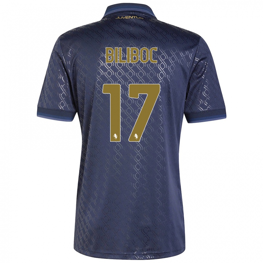 Criança Camisola Lorenzo Biliboc #17 Azul-Marinho Terceiro 2024/25 Camisa