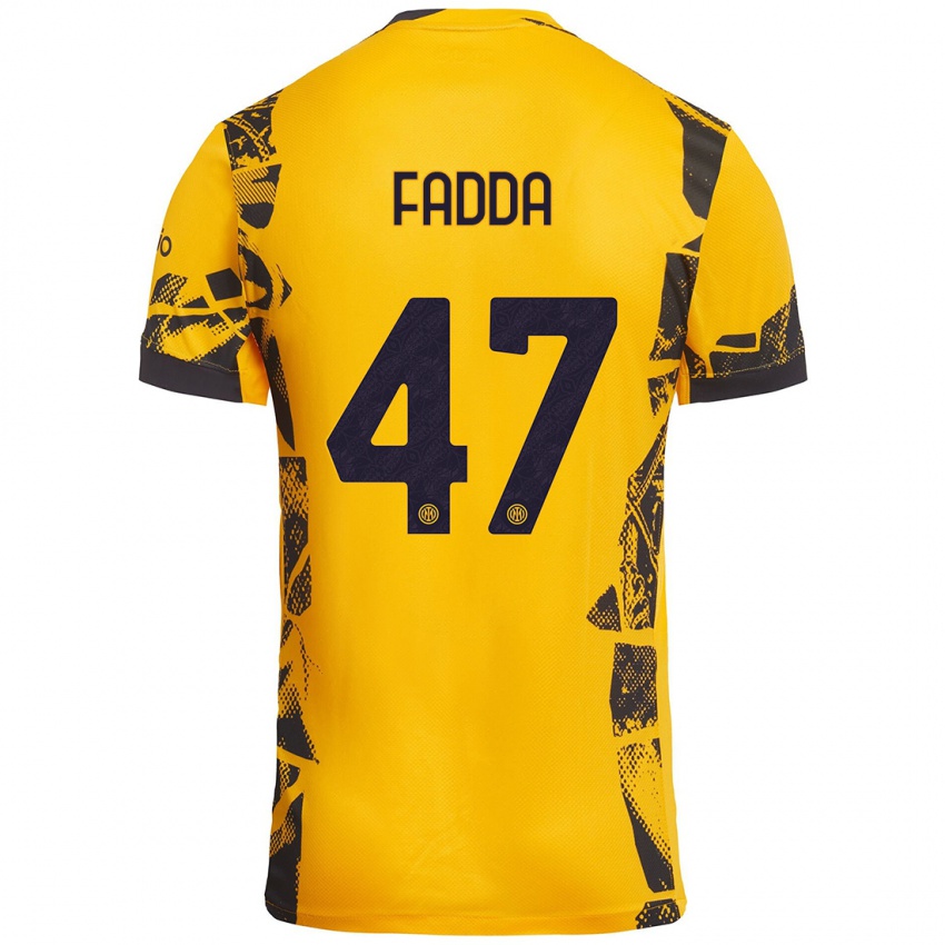 Criança Camisola Paola Fadda #47 Ouro Preto Terceiro 2024/25 Camisa