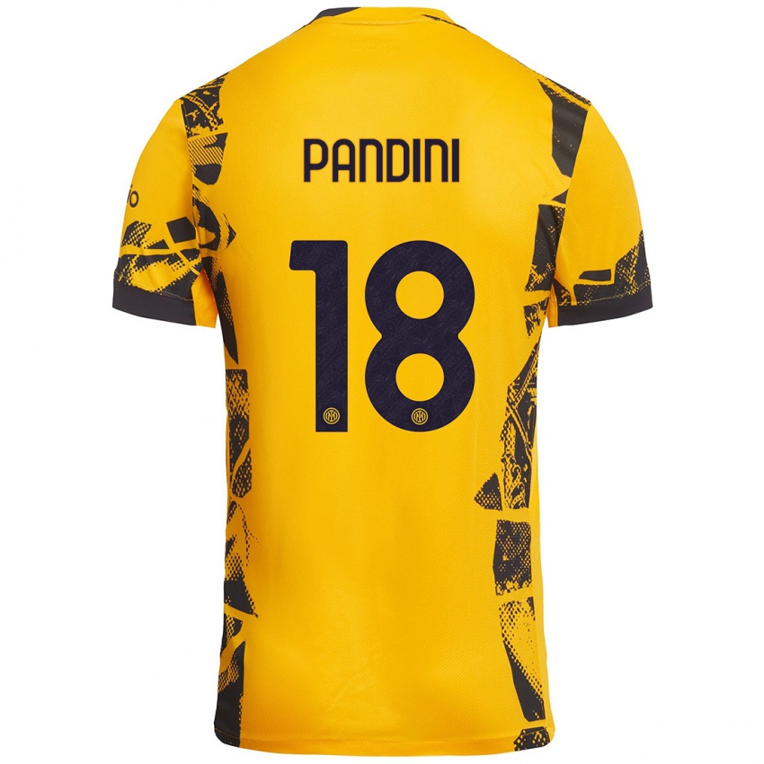 Criança Camisola Marta Pandini #18 Ouro Preto Terceiro 2024/25 Camisa