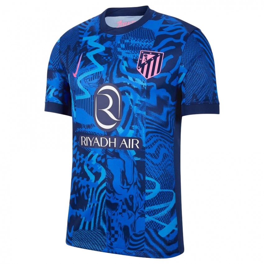 Criança Camisola Memphis Depay #9 Azul Real Terceiro 2024/25 Camisa