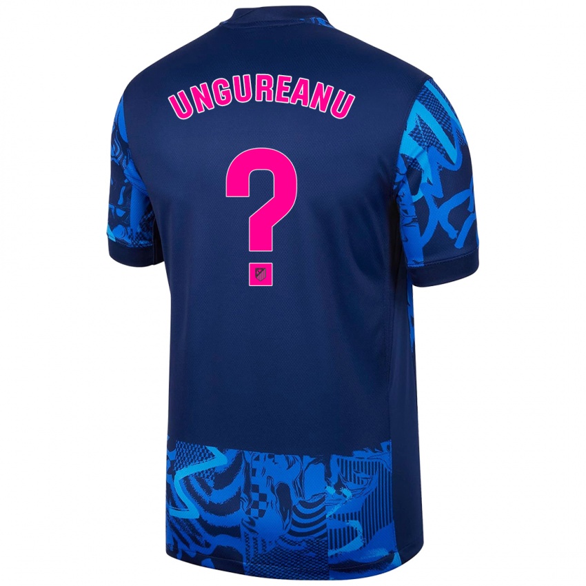 Criança Camisola Bogdan Ungureanu #0 Azul Real Terceiro 2024/25 Camisa