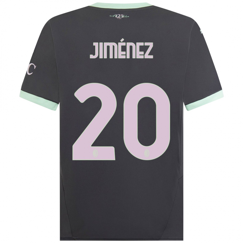 Criança Camisola Álex Jiménez #20 Cinzento Terceiro 2024/25 Camisa