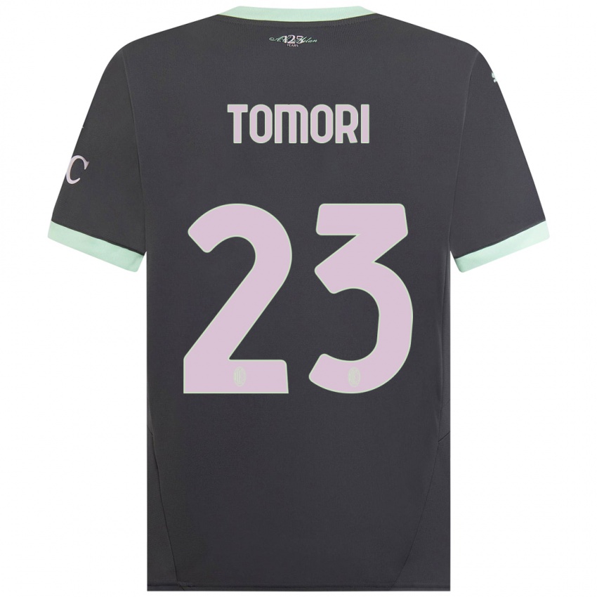 Criança Camisola Fikayo Tomori #23 Cinzento Terceiro 2024/25 Camisa