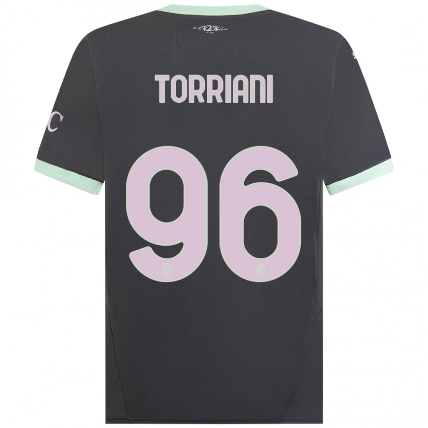 Criança Camisola Lorenzo Torriani #96 Cinzento Terceiro 2024/25 Camisa