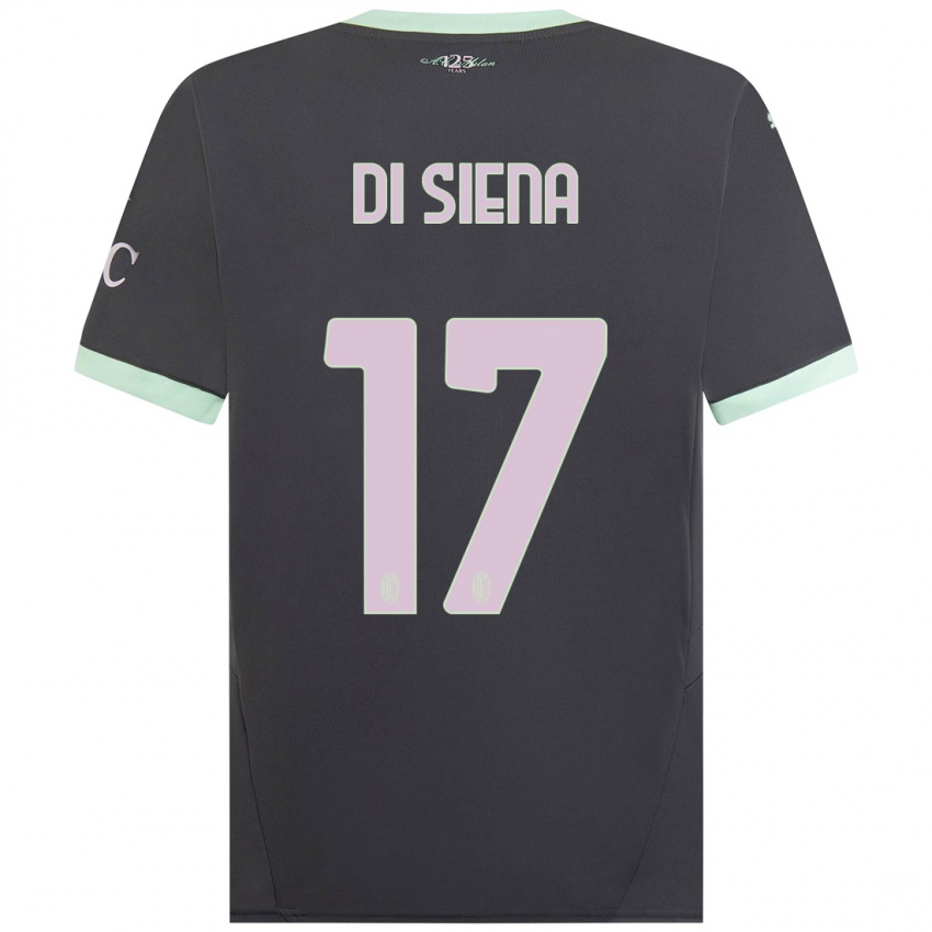 Criança Camisola Andrea Di Siena #17 Cinzento Terceiro 2024/25 Camisa