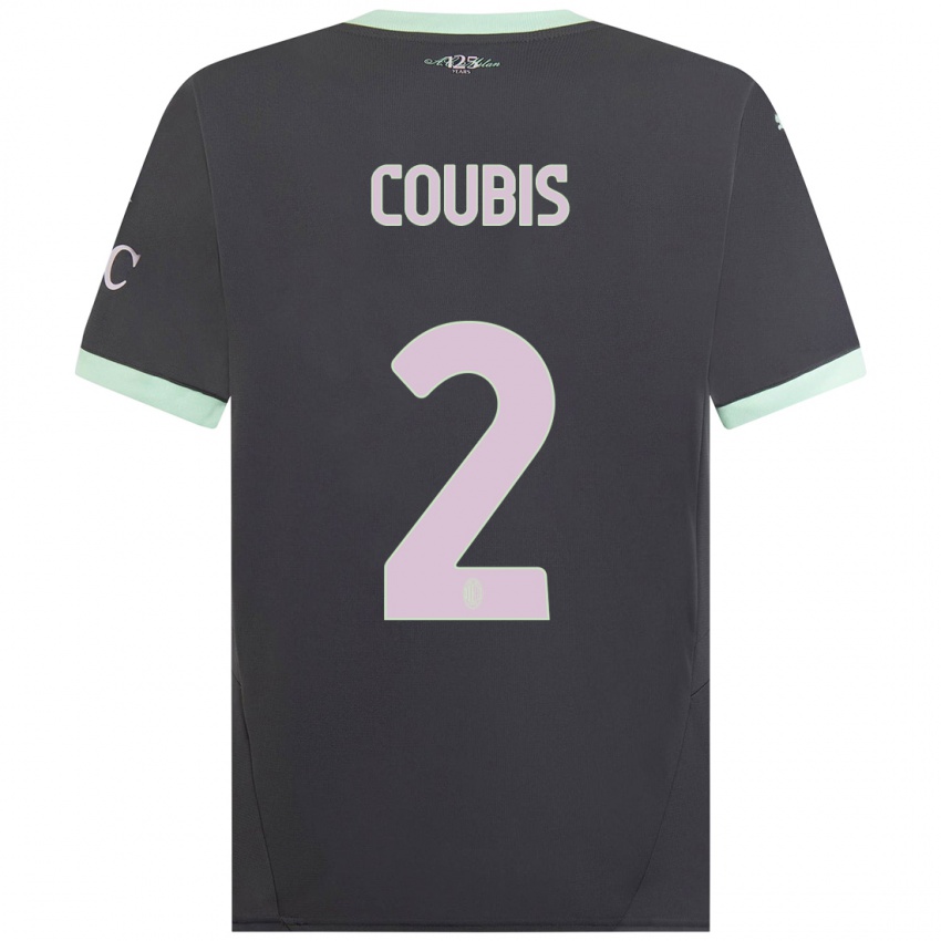 Criança Camisola Andrei Coubis #2 Cinzento Terceiro 2024/25 Camisa