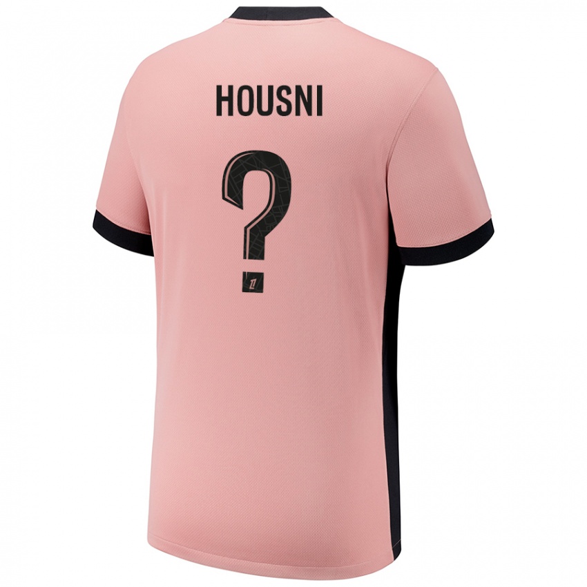 Criança Camisola Ilyes Housni #0 Rosa Ferrugem Terceiro 2024/25 Camisa