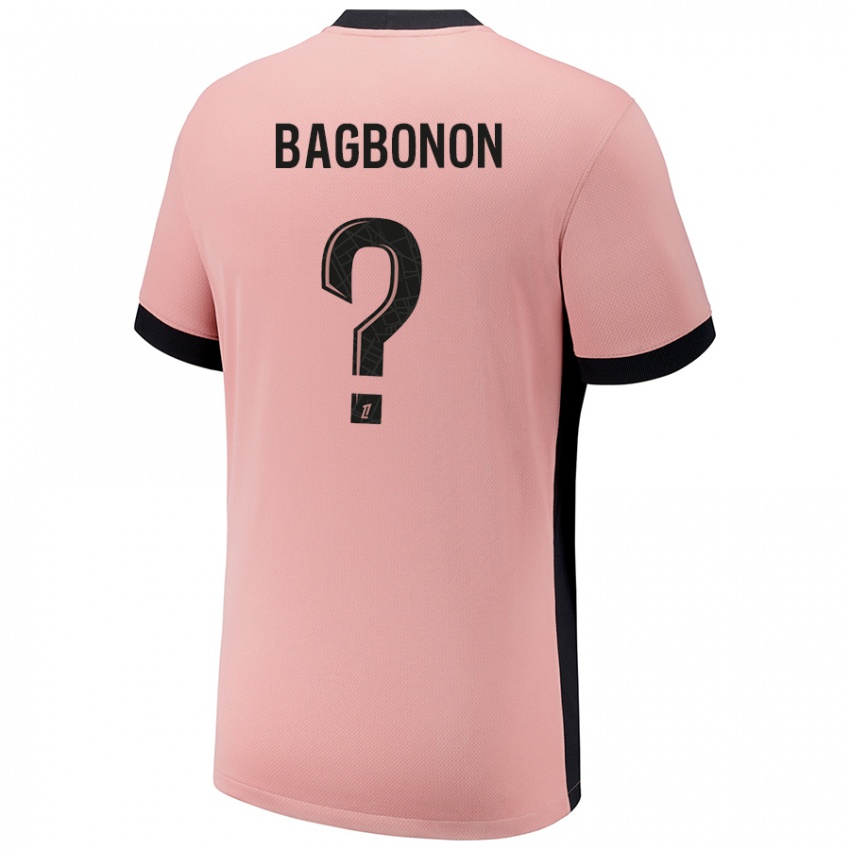 Criança Camisola Ethan Bagbonon #0 Rosa Ferrugem Terceiro 2024/25 Camisa