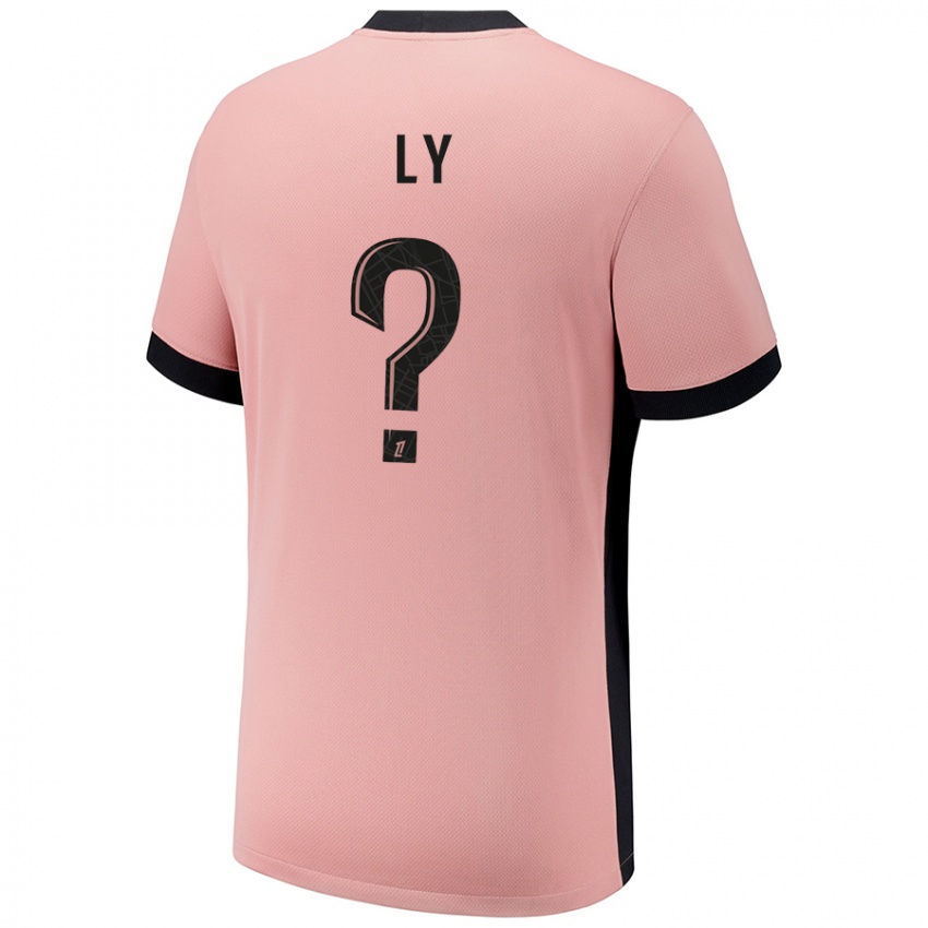 Criança Camisola Elijah Ly #0 Rosa Ferrugem Terceiro 2024/25 Camisa