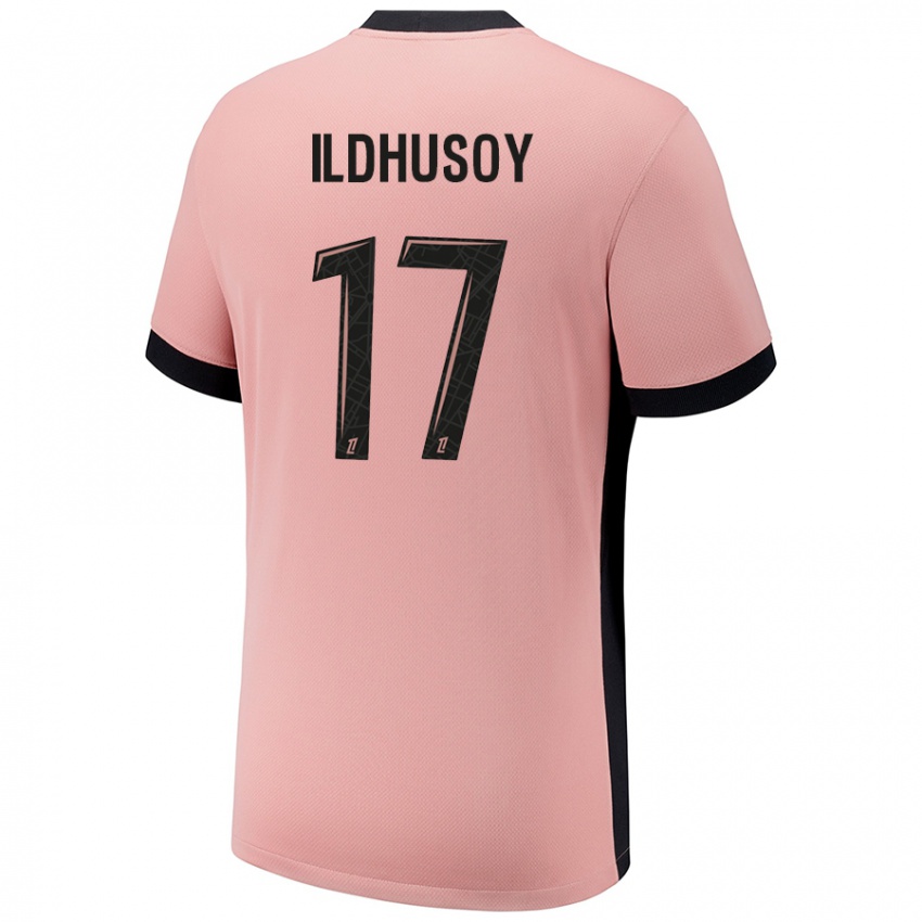 Criança Camisola Celin Bizet Ildhusoy #17 Rosa Ferrugem Terceiro 2024/25 Camisa