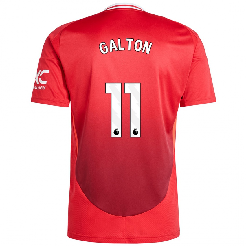 Homem Camisola Leah Galton #11 Vermelho Brilhante Principal 2024/25 Camisa