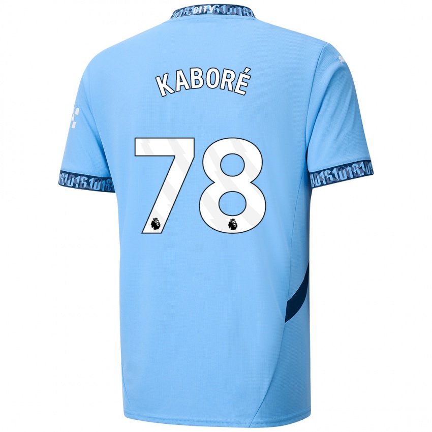 Homem Camisola Issa Kabore #78 Azul Marinho Principal 2024/25 Camisa