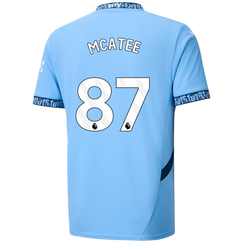 Homem Camisola James Mcatee #87 Azul Marinho Principal 2024/25 Camisa