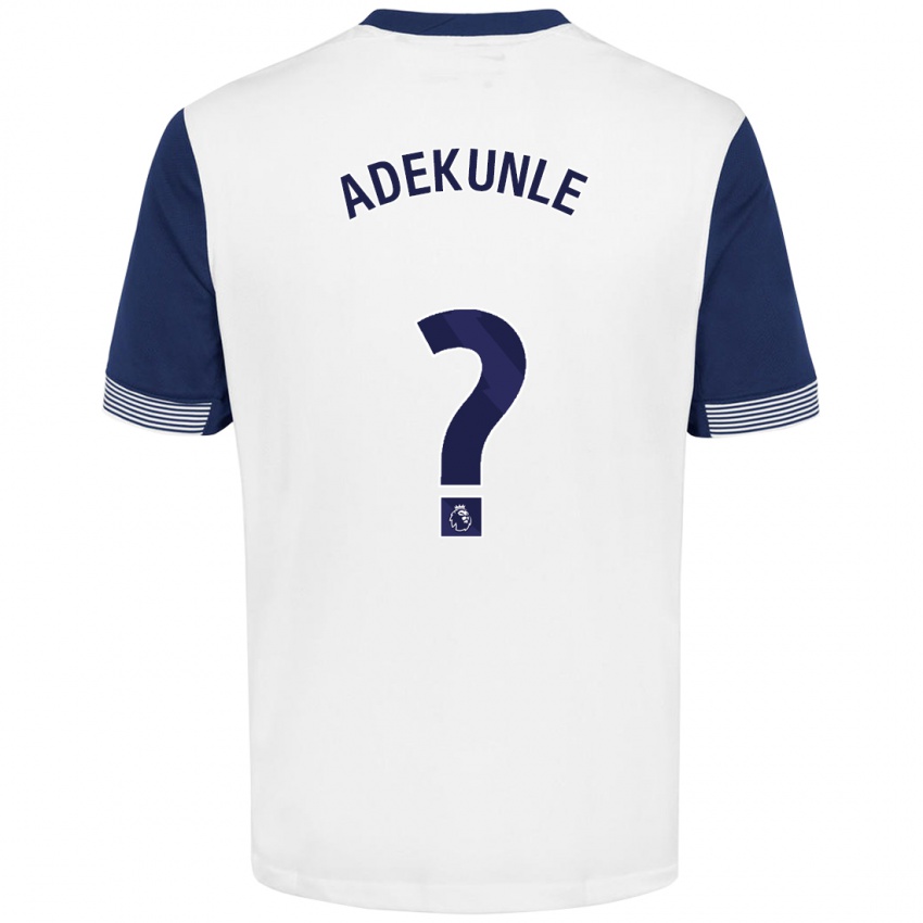 Homem Camisola Timileyin Adekunle #0 Azul Branco Principal 2024/25 Camisa