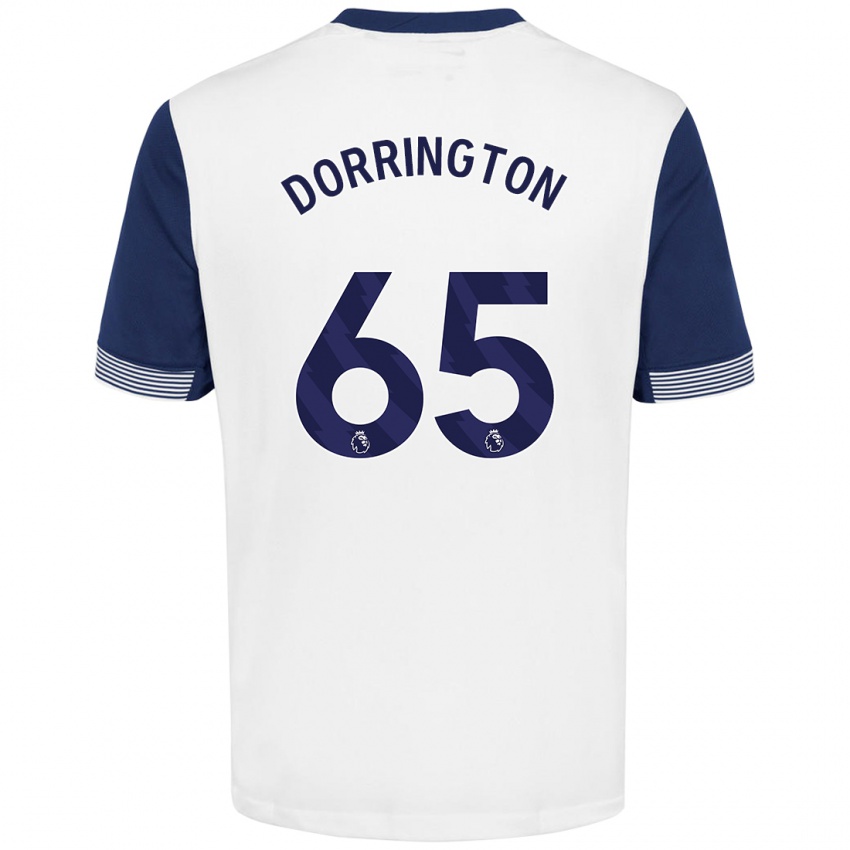 Homem Camisola Alfie Dorrington #65 Azul Branco Principal 2024/25 Camisa