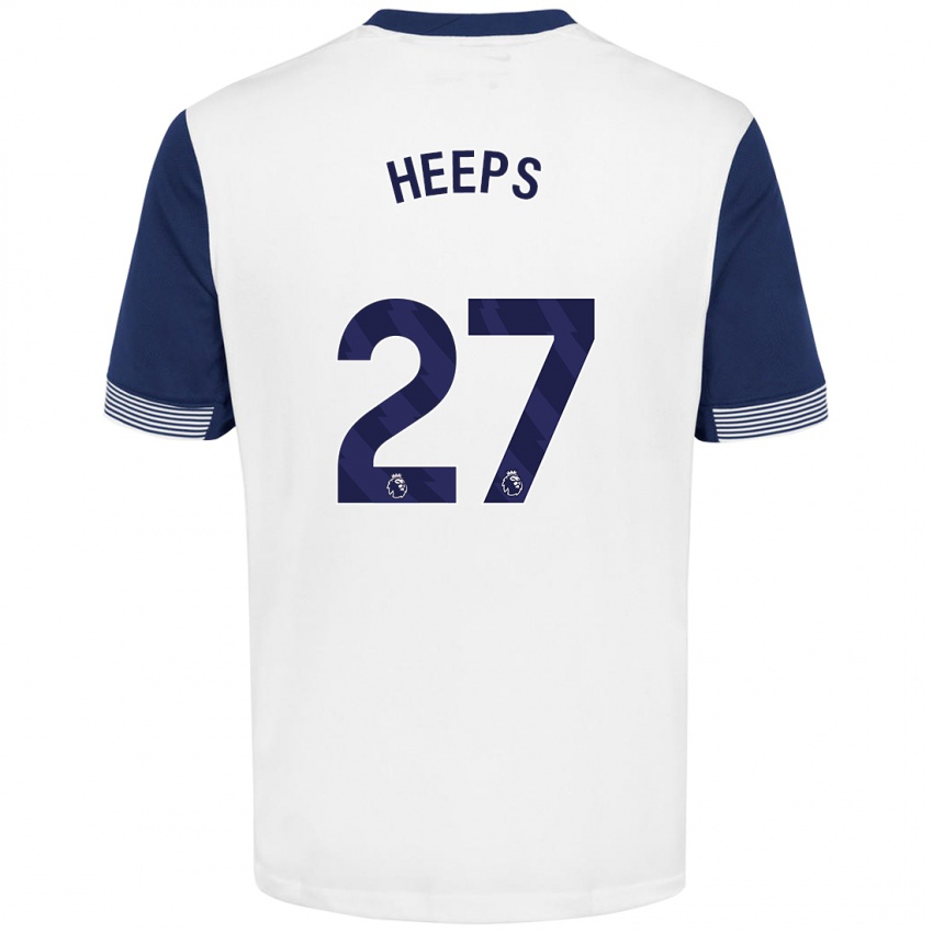 Homem Camisola Eleanor Heeps #27 Azul Branco Principal 2024/25 Camisa