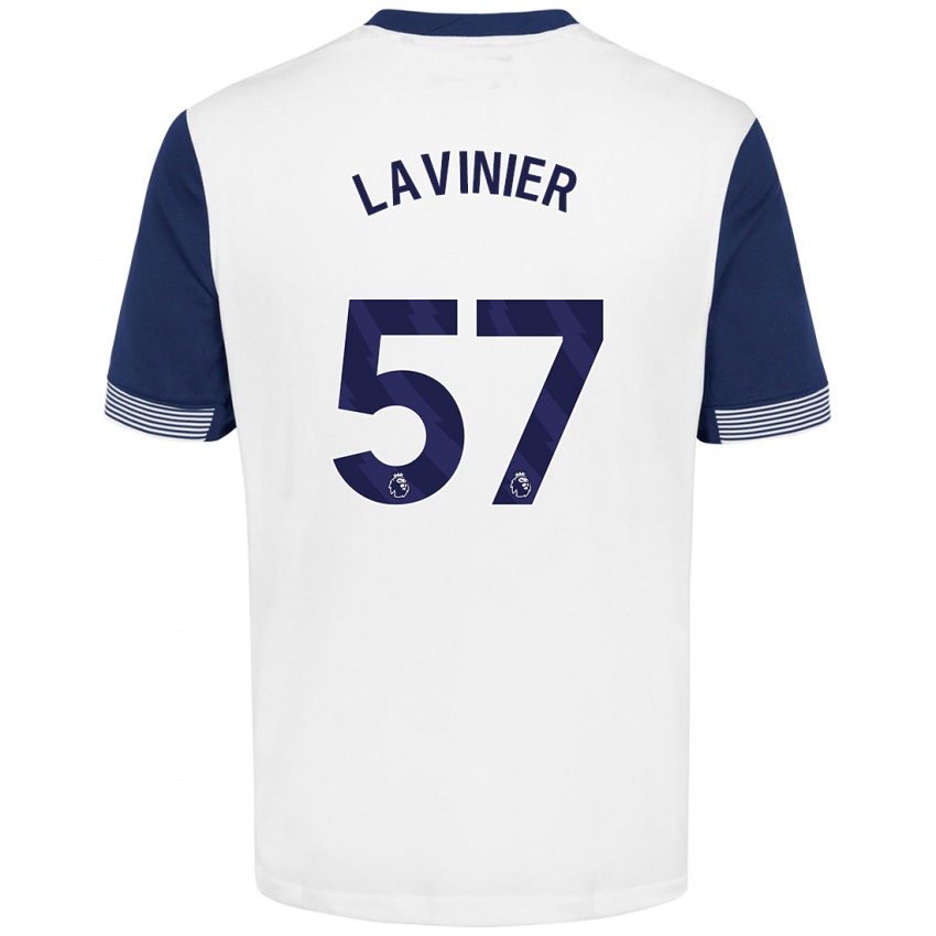 Homem Camisola Marcel Lavinier #57 Azul Branco Principal 2024/25 Camisa