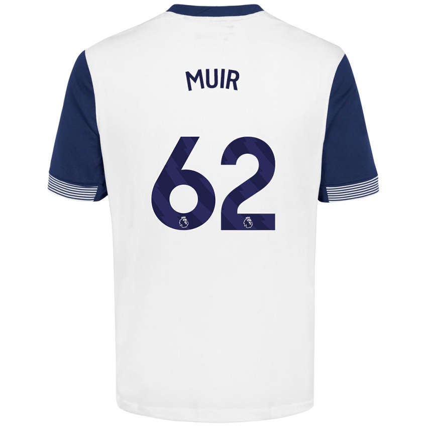 Homem Camisola Marqes Muir #62 Azul Branco Principal 2024/25 Camisa