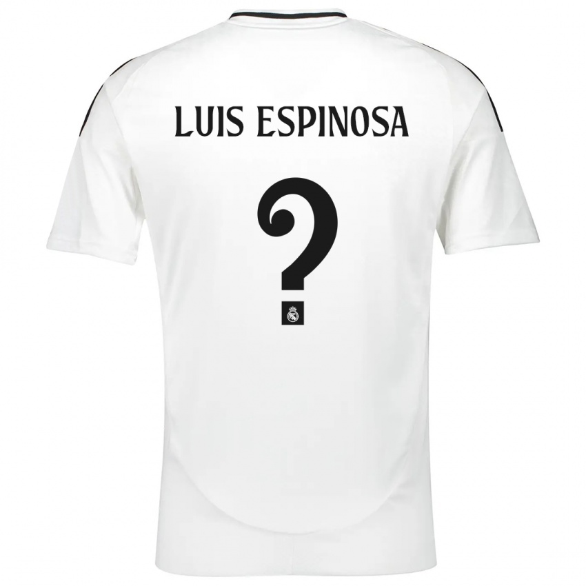 Homem Camisola José Luis Espinosa #0 Branco Principal 2024/25 Camisa