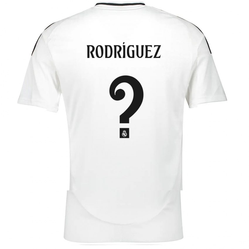 Homem Camisola Álvaro Rodríguez #0 Branco Principal 2024/25 Camisa