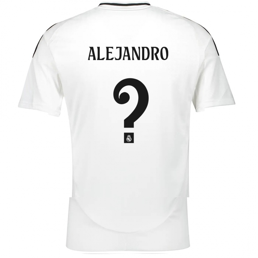 Homem Camisola Alejandro Hernández #0 Branco Principal 2024/25 Camisa