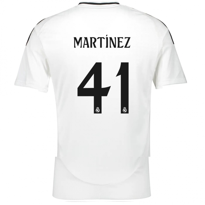 Homem Camisola Joan Martínez #41 Branco Principal 2024/25 Camisa