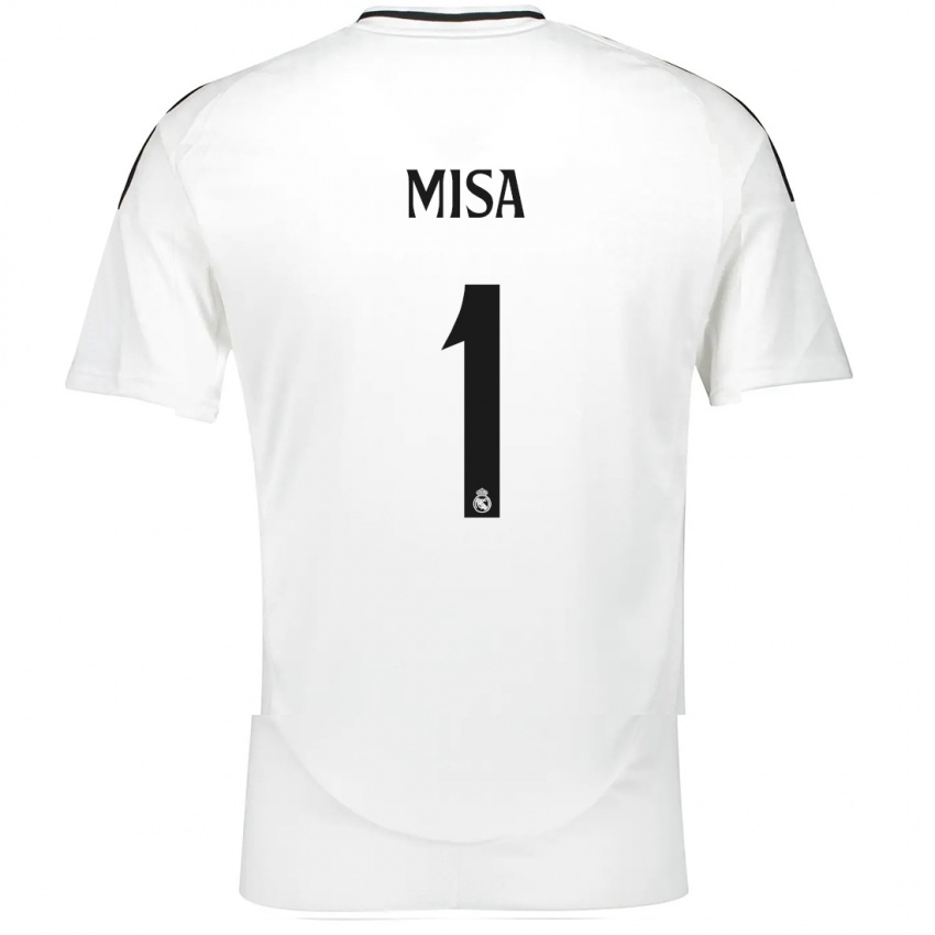 Homem Camisola Misa Rodríguez #1 Branco Principal 2024/25 Camisa