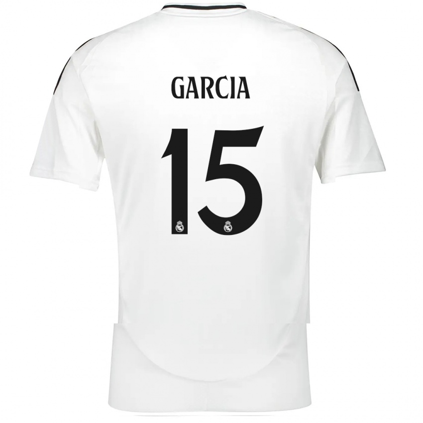 Homem Camisola Sheila García #15 Branco Principal 2024/25 Camisa