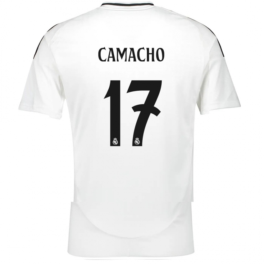 Homem Camisola Carla Camacho #17 Branco Principal 2024/25 Camisa