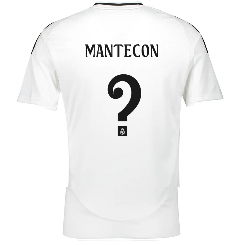 Homem Camisola Hugo Mantecon #0 Branco Principal 2024/25 Camisa