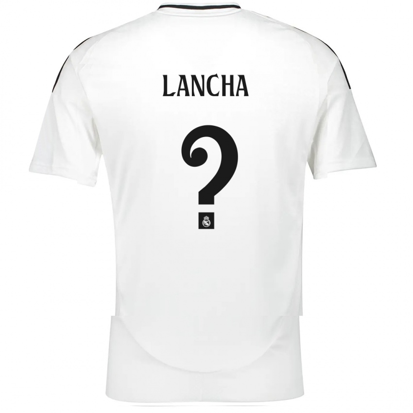 Homem Camisola Yeray Lancha #0 Branco Principal 2024/25 Camisa