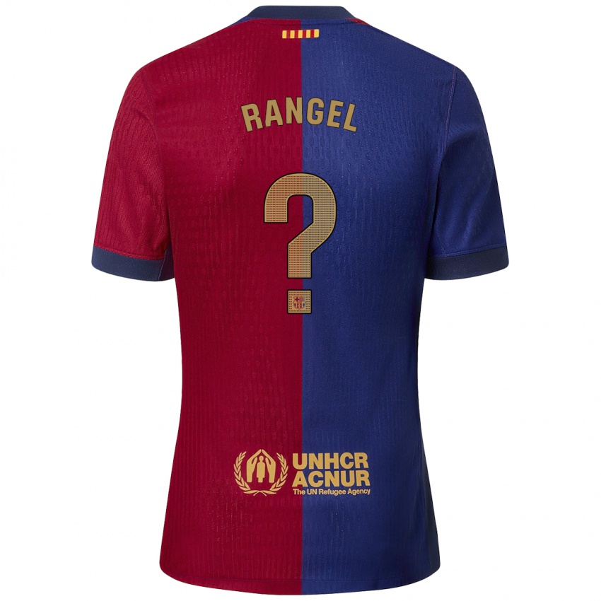 Homem Camisola Héctor Rangel #0 Azul Vermelho Principal 2024/25 Camisa