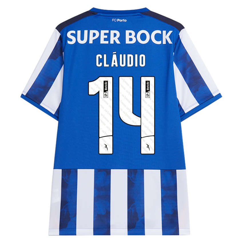 Homem Camisola Claudio Ramos #14 Azul Azul Principal 2024/25 Camisa