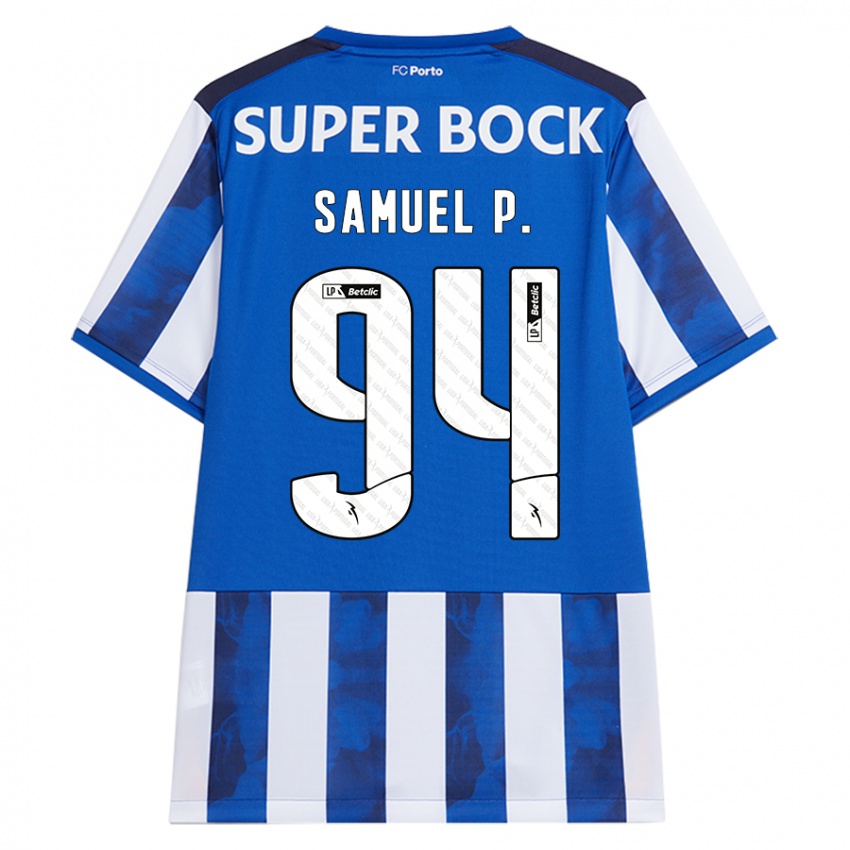 Homem Camisola Samuel #94 Azul Azul Principal 2024/25 Camisa