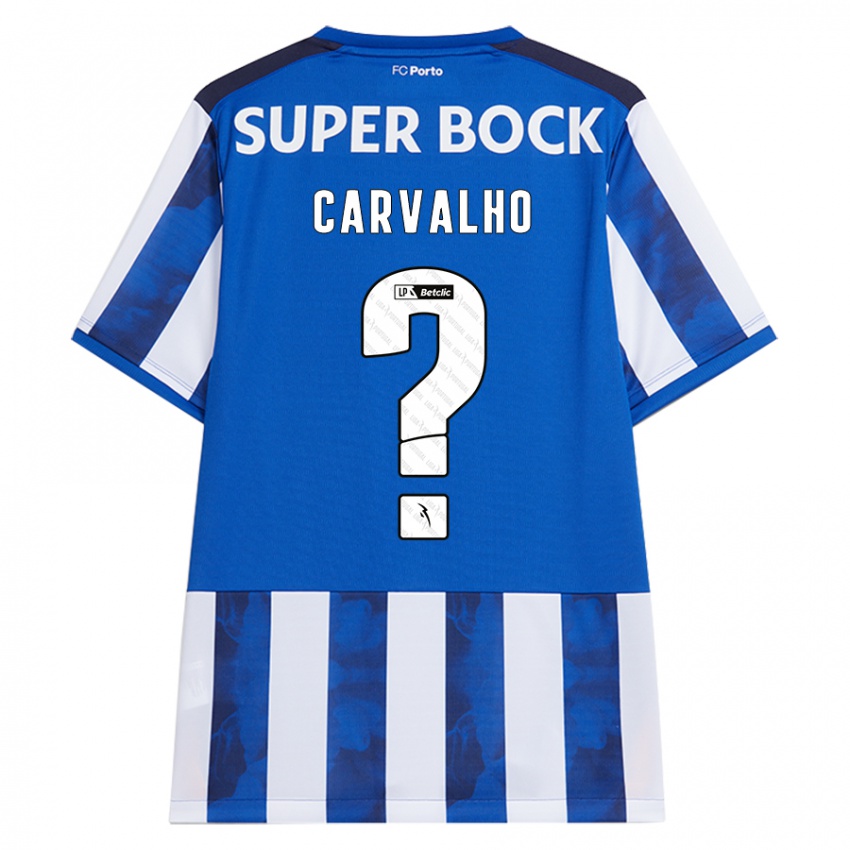 Homem Camisola Guilherme Carvalho #0 Azul Azul Principal 2024/25 Camisa